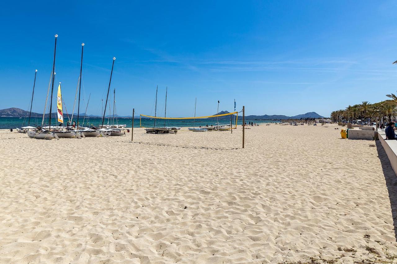 La Gola Apartment, First-Line Beachfront, Newly Refurbished Port de Pollença Extérieur photo