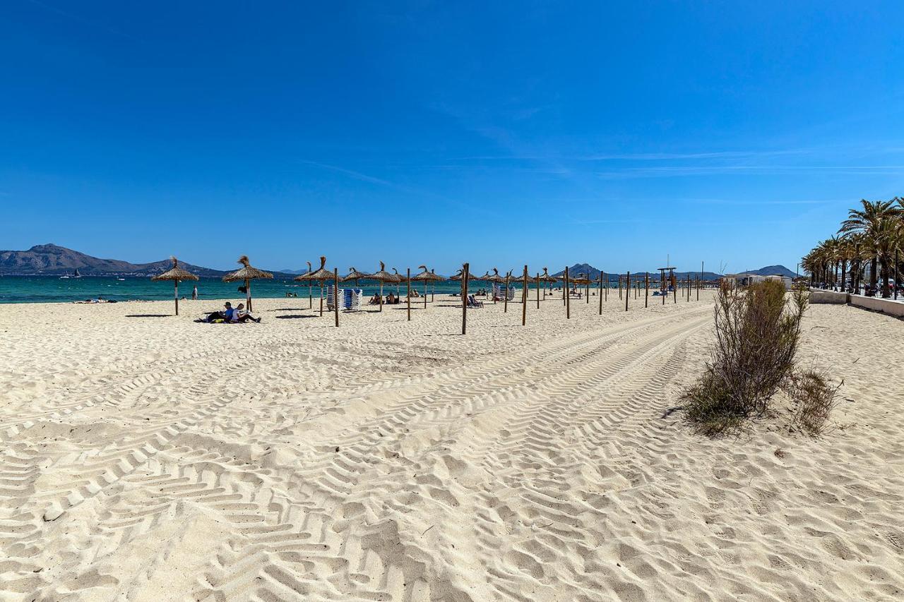 La Gola Apartment, First-Line Beachfront, Newly Refurbished Port de Pollença Extérieur photo